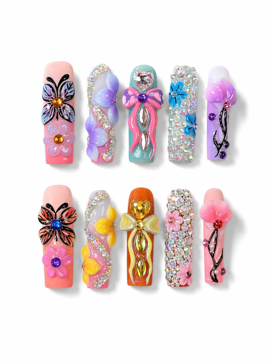 Petal Parade Press-On Nails