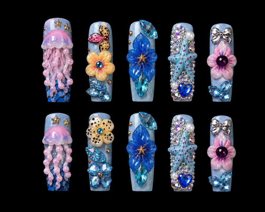 Lab Candy Press-On Nails handmade The Lab press-on nail set