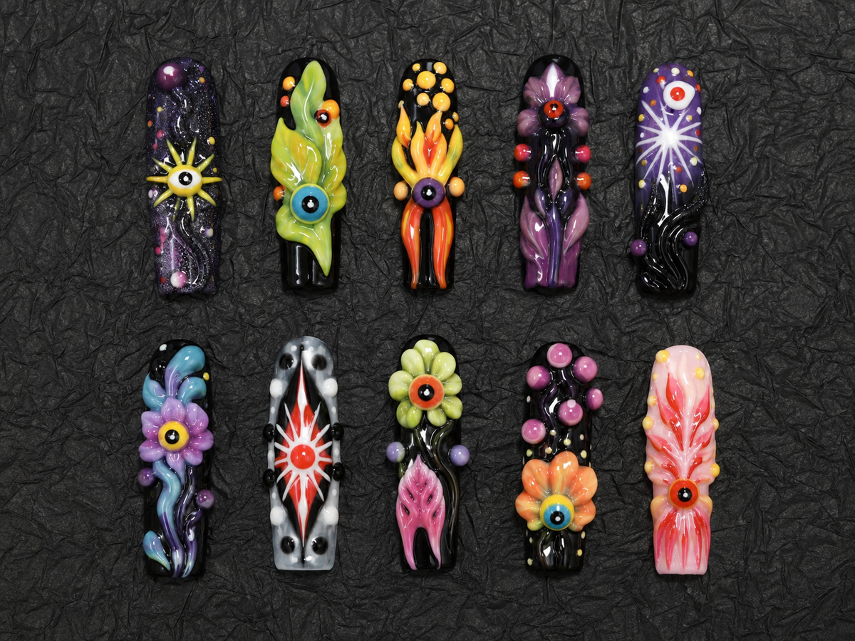 Nightspell Press-On Nails handmade NOCTURNA press-on nail set