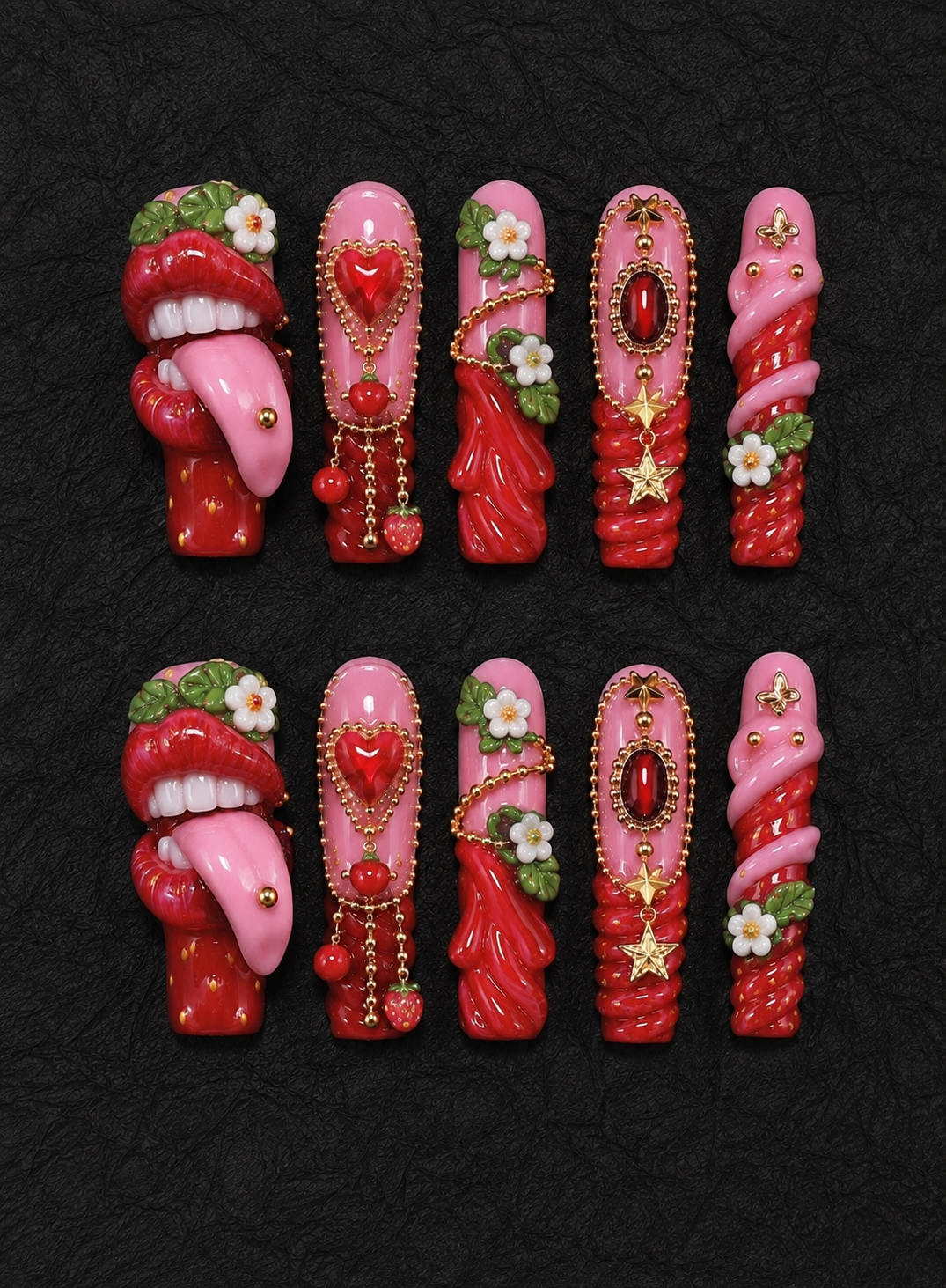 Play Matter Press-On Nails handmade Mutant Play press-on nail set